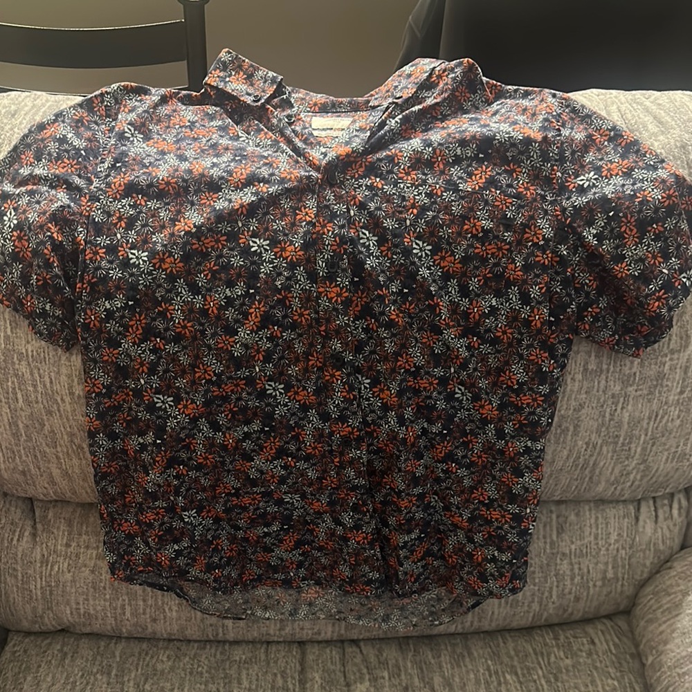 Floral Button-Up Shirt